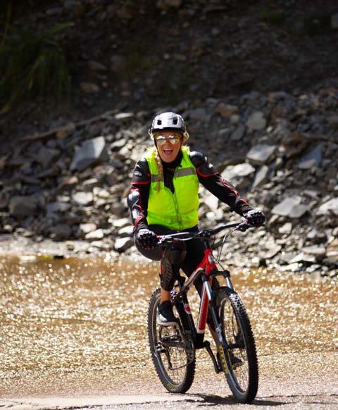 Biking in the Inca Jungle trek