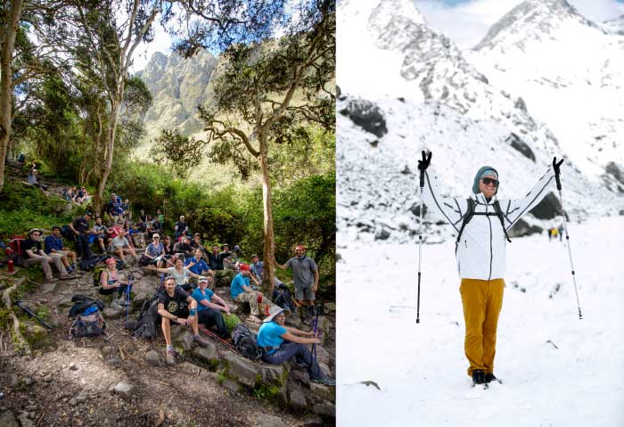Peru adventure tours, Salkantay Trek and Inca Trail