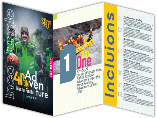 Rainbow mountain Tour brochure